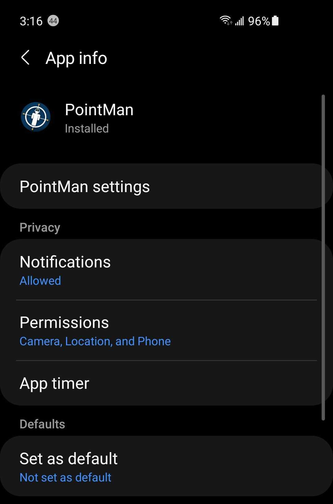 PointMan Help